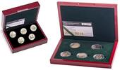 Luxemburg 5 x 2 Euro ab sofort lieferbar !!!  2018- 2016 Sondersatz 5 x 2 Euro 2016 - 2018,Charlotte bis Guillaumegeringe Auflage,  Proof  im Hol...