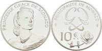Monaco 10 Euro 90. Geburtstag Fürstin Gracia Patricia -- Grace Kelly -- <b>SELTEN & RAR !!!</b> -