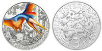Österreich 3 Euro Super - Saurier - Arambourgiania Phila-, <b>03 / 12</b> Ausgaben,<b> lieferbar ! -