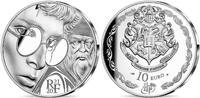 Frankreich 10 Euro<br> 19,98g<br> fein<br> 37 mm Ø Harry Potter, inkl. Kapsel & Zertifikat & Etui, <b>im Angebot!</b> -