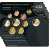 Deutschland 5,88 €<br> 5x Kursmünzensatz,<br> <b>kompl. Satz</b> <br>(5 Prägestätten) -