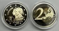 Luxemburg PP 1 x 2 Euro<br><b> sofort lieferbar!</b> <br> Sondermünze 1 x 2 Euro 2023 - 2022, 10. Hochzeitstag! <br><b>geringe Auflage, -