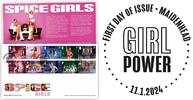 Großbritannien <b> FDC mit 10 Werten o </b> Britische Pfund (GBP) 30-jährigen Bestehen der Spice Girls, auf grandiosen Briefmarken -