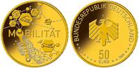 Deutschland 50 Euro<br> 7,78g<br> fein<br> 22,00 mm Ø Dt. Handwerk "Mobilität" <br><b> Prägestätte F</b>/<b> Ausgabe 2/5 </b> -