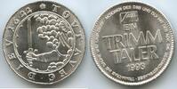 Paderborn, Bistum / Braunschw. Wolfenb. Medaille<br> 24,90g<br> fein<br> 40,1 mm Ø <b>AOK Trimm Taler,</b> 1993 Pfaffenfeindtaler Original von 1622, -
