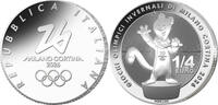 Italien  SOMMERANGEBOT! &frac14; &euro;./25 Cent 7,00g fein 22,25 mm &Oslash; 2025 Olymp. W... 6.93 US$  +  45.13 US$ shipping