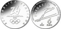 Italien   SOMMERANGEBOT! 6 &euro;uro 31,10g fein 38,61 mm &Oslash; 2025 Olymp. Winte... 173.58 US$  +  64.81 US$ shipping