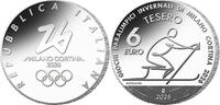 Italien   SOMMERANGEBOT! 6 &euro;uro 31,10g fein 38,61 mm &Oslash; 2025 Olymp.Winter... 173.58 US$  +  64.81 US$ shipping