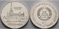 Deutschland, DDR 5 Mark Mühlhausen, Ku. -Ni. , <b> -Archivbild-< / b> -