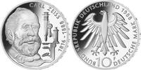 Deutschland, Bundesrepublik 10 DM Carl Zeiss, in der originalen Noppenfolie unbeschnitten, -
