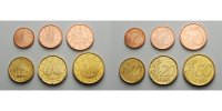 1 Cent - 50 Cent, = 88 Cent MiniMixsatz San Marino Preiswerte Zusammenstellung aller Euromünzen 1 Cent bis 50 Cent stgl