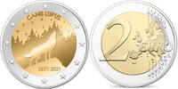 Estland 2 Euro Nationaltier Wolf - Eesti, -