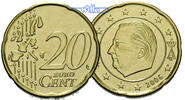 20 Cent - Fehlprägung! 2002 Belgien Kursmünze, 20 Cent (große Sterne) Sterne verformt! stgl