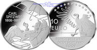Deutschland 10 Euro 200. Geburtstag Carl Spitzweg,<br>1. Ausg. in 2008 -