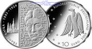 Deutschland 10 Euro 125. Geburtstag Franz Kafka,<br>3. Ausg. in 2008 -