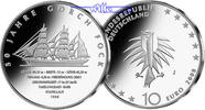 Deutschland 10 Euro Segelschulschiff<br> Gorch Fock,<br>4. Ausg. in 2008 -