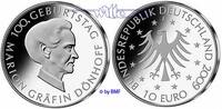 Deutschland 10 Euro 100. Geburtstag Marion Gräfin Dönhoff,<br>6. Ausg. in 2009 -