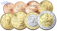 1 Cent -2 Euro, 3.88 Mixsatz Griechenland Preiswerte Zusammenstellung aller Euromünzen 1 Cent bis 2 Euro stgl