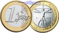 Italien 1 Euro Kursmünze, 1 Euro * -
