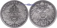 Deutschland 1 Mark Kursmünze, Kaiserreich, 1 Mark 1891-1904, Silber Picture