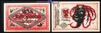 Bielefeld, Papier 25 Pfg Rübenkopf orange, mit Kennummer <br>Grabowski B44 -
