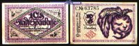 Bielefeld, Papier 10 Pfg Rübenkopf lila, Serie C, Nr. 1, mit KN 5stellig<br>Grabowski B44.9a -