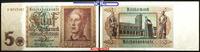 5 Reichs mark 1942 01,08 Deutsches Reich Reichsbank, Hitlerjunge / 7 stellig, Ro.179a P/B I