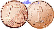 San Marino 1 Cent Kursmünze, 1 Cent * -