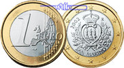 San Marino 1 Euro Kursmünze, 1 Euro * -