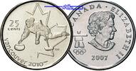 Vancouver 25 Cent Oly Winter Vancouver 2010 Curling (Eisstockschießen) -