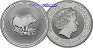 Australien 2 $,<b>2 oz.</b> Jahr des Schweins / Chines.Tierkreiszeichen - 2 Unzen 2007 -