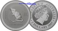 Australien 2 $,<b>2 oz.</b> Jahr der Ratte / Chines.Tierkreiszeichen - 2 Unzen 2008 -