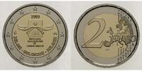Belgien 2 Euro 60. Jahrestag der Menschenrechte Belgien, im Etui & Zertifikat -