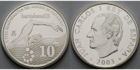Spanien 10 Euro Schwimm WM 03, Kraulen -