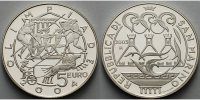 San Marino 5+10 Euro Olympia Athen Satz (2) -