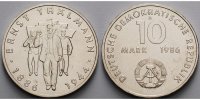 Deutschland, DDR 10 Mark Ernst Thälmann, Ku.-Ni.,<b>-Archivbild-</b> Picture