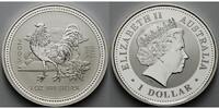 Australien 1 $ Jahr des Hahns / Chines.Tierkreiszeichen -