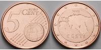 Estland 5 Cent Kursmünze, 5 Cent, -