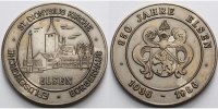 Paderborn-Elsen 26,14g<br>roh<br>40mm Ø Medaille in Alpaka, Ortsteil Elsen zur 950-Jahr-Feier 1986 -