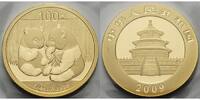 China 100 Yuan,<br>7,78g<br> fein Panda-Bären, 1/4 oz, 999 Gold -