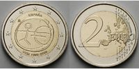 Spanien 2 Euro 10 Jahre Europäische Wirtschafts- u. Währungsunion / (Sterne in normaler Größe) -