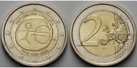 Italien 2 Euro 10 Jahre Europäische Wirtschafts- u. Währungsunion -