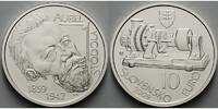 Slowakei 10 Euro Aurel Stodola 1859 - 1942 - 150. Geburtstag, mit originaler Kapsel, -