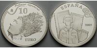 Spanien 10 Euro 20.Todestag Dali - Portrait Gala inkl. Etui & Zertifikat & Schuber -