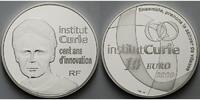 Frankreich 10 Euro 100 Jahre Institut Curie inkl. Etui & Zertifikat & Schuber -