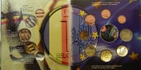 Belgien 3,88 € Kursmünzensatz / Adieu Franc, Willkommen Euro -