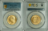 France 1811-A Napoleon I Gold 40 Francs PCGS MS-62 Gold Shield