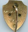Badge Austria,Vienna, Hakoah Football club Oberliga 1938 Pin Gold, Diamond w/ box UNC