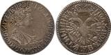 RUSSIA Polupoltinnik (1/4 rouble) 1702 Peter The Great "ЯWB" variety EXTREMELY RARE ex-Prokop Collection NGC XF40
