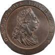 Great Britain 1797 George III Copper Cartwheel Penny NGC MS-64 BN